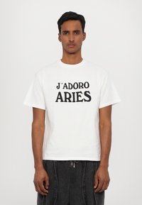 Aries J'ADORO TEE UNISEX - Camiseta estampada - white