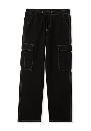 Terranova WIDE LEG - Pantaloni cargo - nero