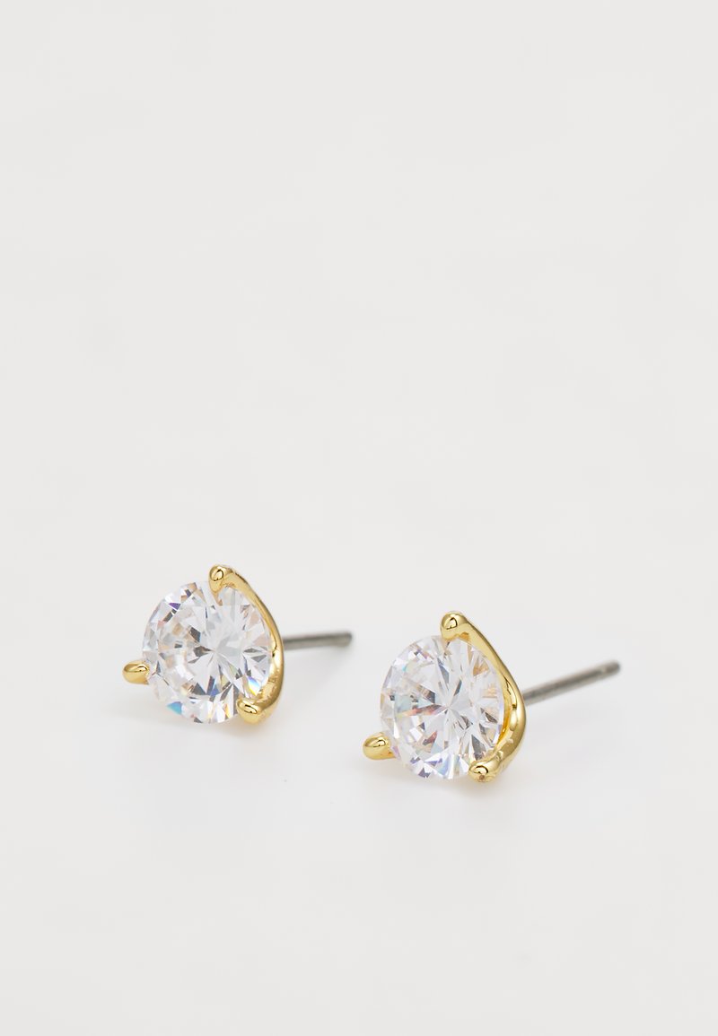 kate spade new york MINI TRIO PRONG STUDS Earrings clear/gold