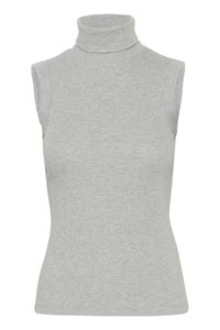 Ina-M Basic Top - Medium Grey Melange