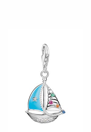 SEGELBOOT - Anhänger - silver-coloured/orange/rot/grün/blau/weiß