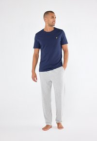 Pier One SET - Conjunto de pijama - dark blue/light grey
