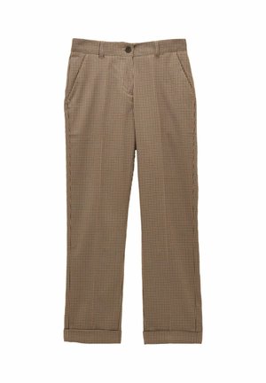 REGULAR FIT - ADA - Pantaloni chino - brown dogtooth