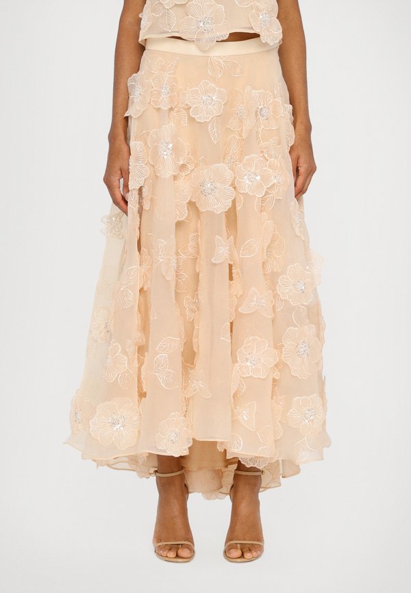 GARDENIA SKIRT - Maxi skirt - soft peach