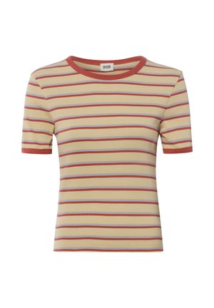 DRYKORN, DRYKORN SHIRT RILA - T-shirt imprimé - vanille terra