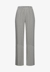 WIDE LEG PANTS - Set lenjerie de noapte - black/white