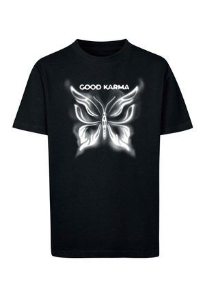 Print T-shirt - black