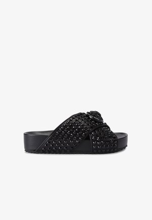 Kurt Geiger London CHELSEA CROSS STRAP DR - Muiltjes - blk other