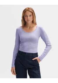 OPUS SOFT SLIM FIT BASIC - Langarmshirt - soft viola