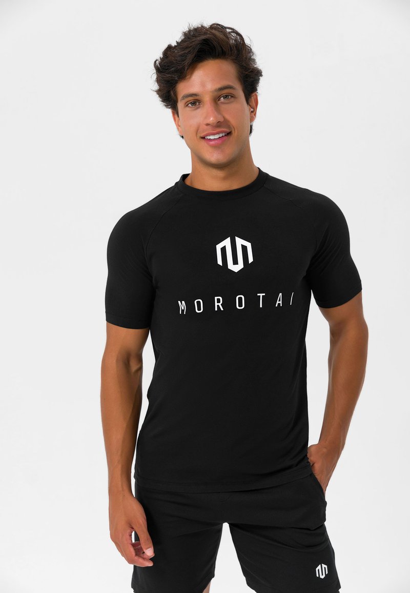 MOROTAI Triko s potiskem - schwarz