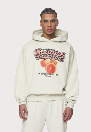 DUKES BOXY HOODIE - Sweatshirt - washed salty cream