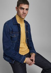 Jack & Jones JJEEMIL ROLL NECK - Neule - spicy mustard