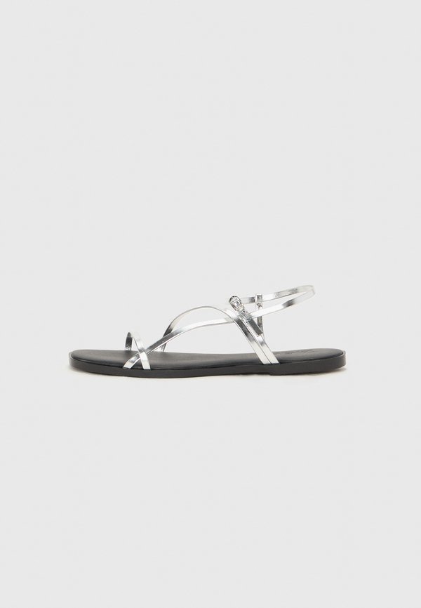 Riemensandalette - silver