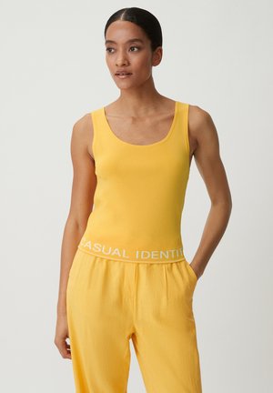 comma casual identity Top - gelb