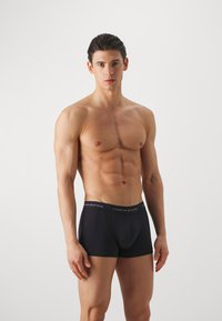 Tommy Hilfiger SIGNATURE TRUNK 3 PACK - Boxers - desert sky/black/grey heater