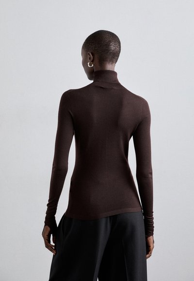 Tiger of Sweden AMINHA - Striktrøje - dark chokolate