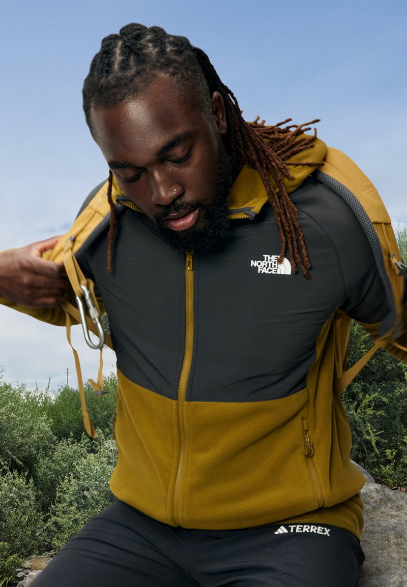 The North Face GLACIER HEAVYWEIGHT FULL ZIP  - Fliisjakk - moss green/asphalt grey