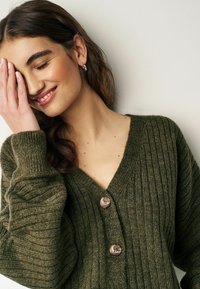Next Strickjacke - khaki green