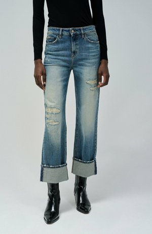 TRUE STRAIGHT - Jeans a sigaretta - blau