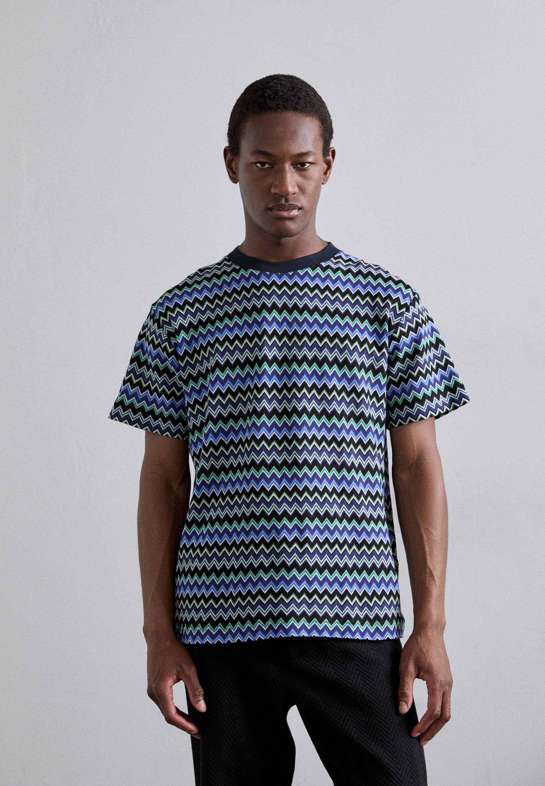 Haut t-shirt rayé Missoni Sport vintage années 80 90 coton