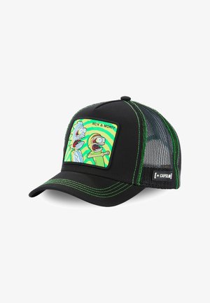UNISEX RICK AND MORTY TRUCKER - Pet - rick and morty (black green)