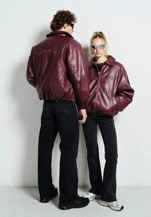 UNISEX - Kurtka ze skóry ekologicznej