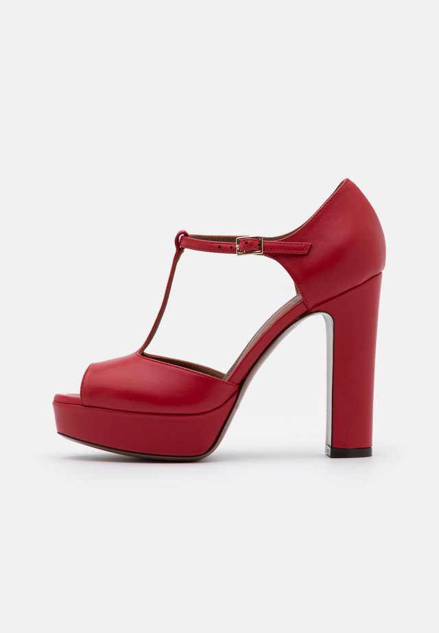 Sandales à talons hauts - red