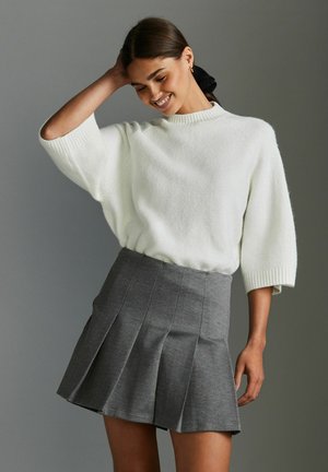 PONTE - Suknja A kroja - grey