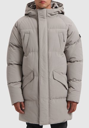 REGULAR FIT - Winter coat - grey plain