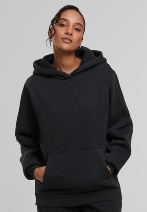 Urban Classics VINTAGE HEAVY - Felpa con cappuccio - black