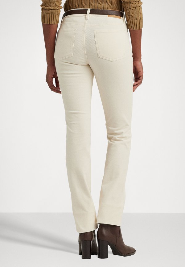 MIDRISE FULL LENGTH - Trousers - mascarpone cream3