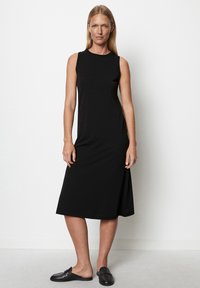 Marc O'Polo SLEEVE LESS EASY FIT - Džersejové šaty - black
