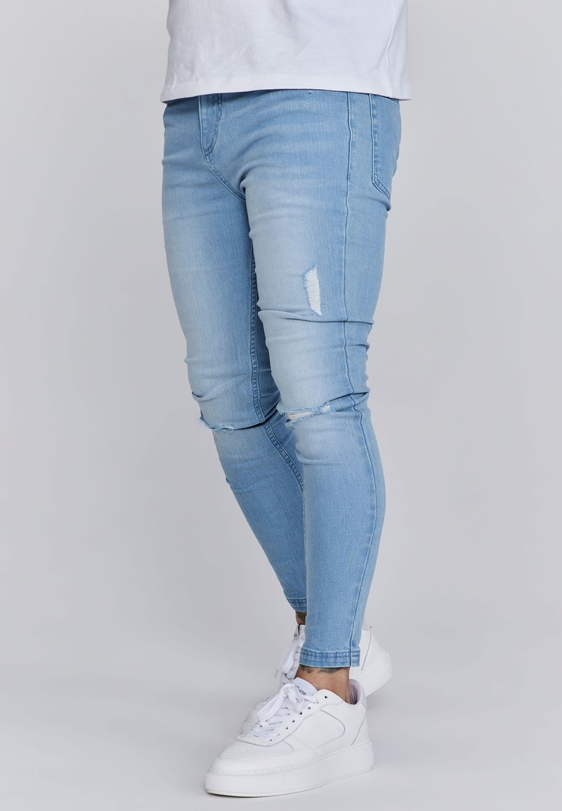 SIKSILK - DISTRESSED - Jeans Skinny Fit - washed light blue, Enlarge