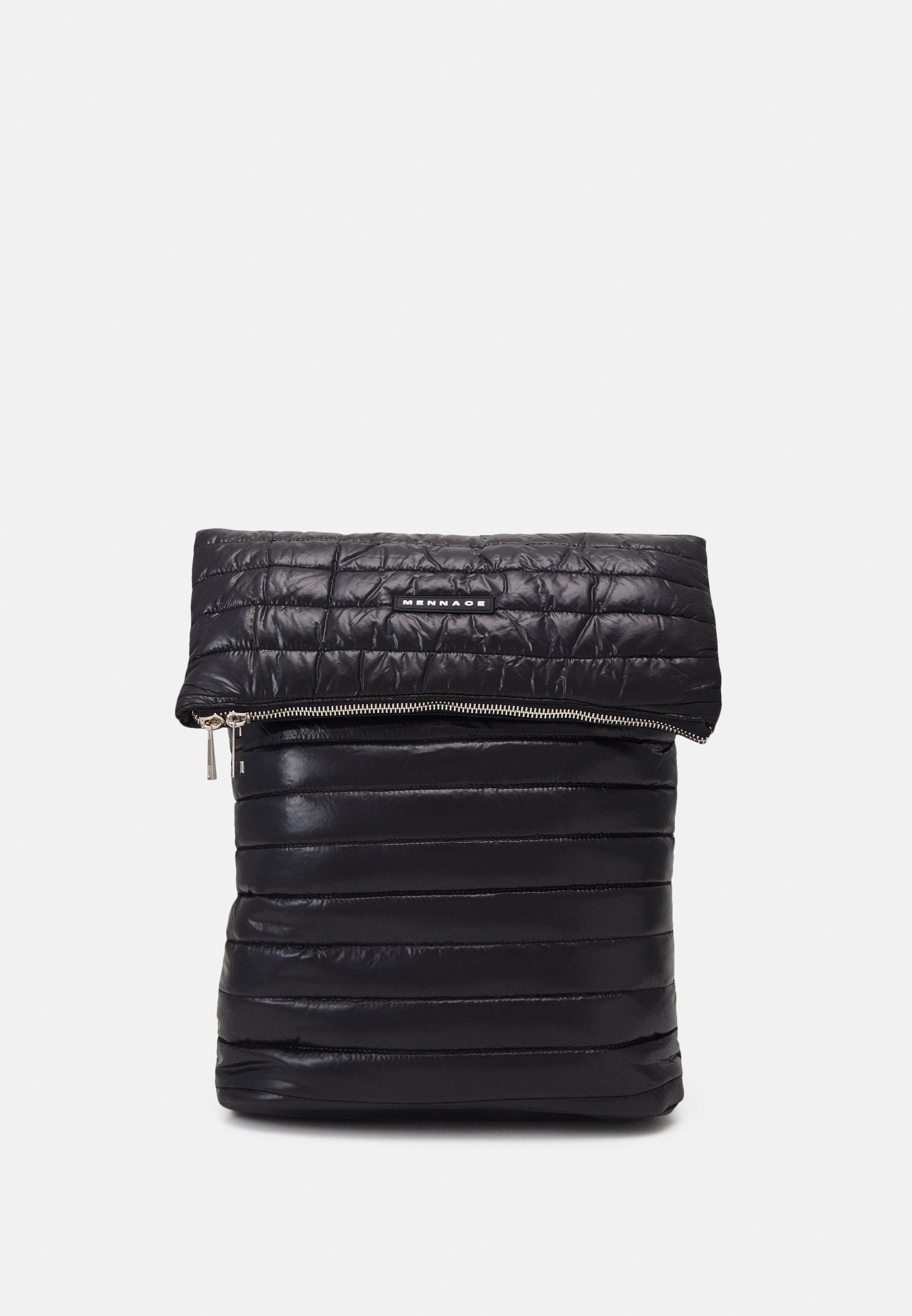 leather foldover backpack