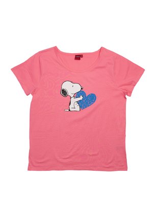 THE PEANUTS  - Print T-shirt - pink