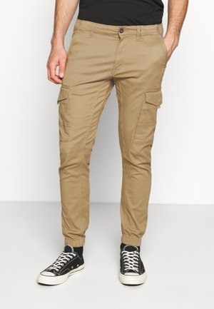 Pantalones cargo - beige