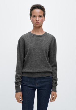 Massimo Dutti CREW NECK SWEATER - Pullover - grey