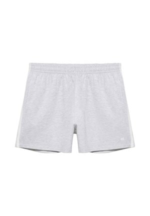 PULL&BEAR, WITH SIDE STRIPES - SPORTS SHORTS - Pantalon de survêtement - light grey