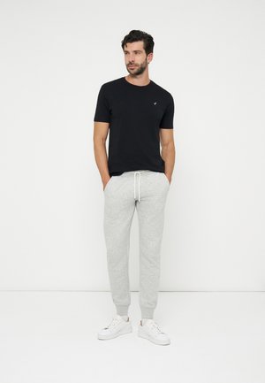 Pier One, 2 PACK - Pantaloni sportivi - brown/light grey melange