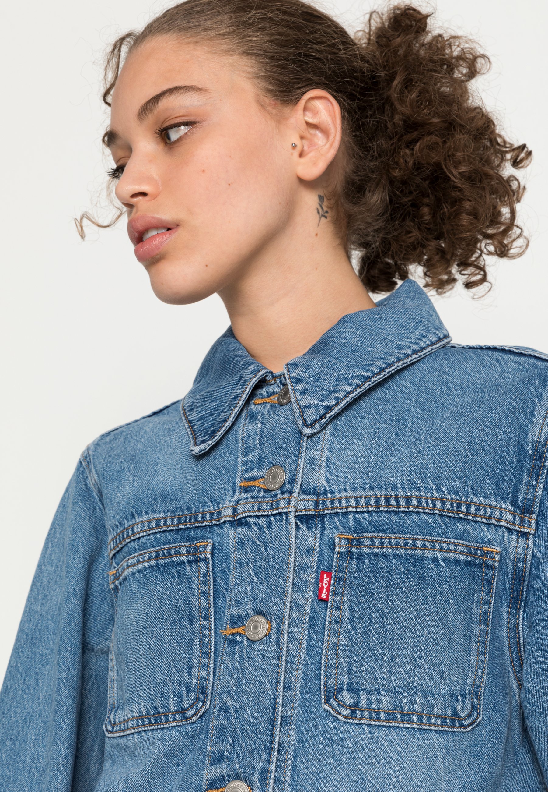 SLOUCH TRUCKER - Denim jacket - soft 
