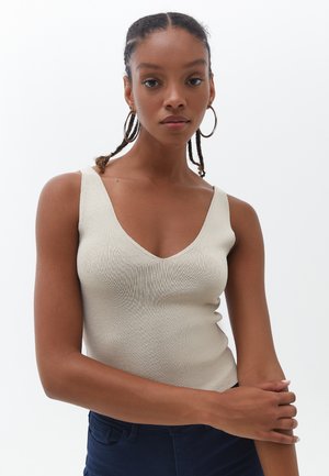 SINGLET - Top - oatmeal