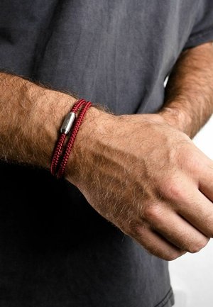 MARE  - Bracciale - silver maroon