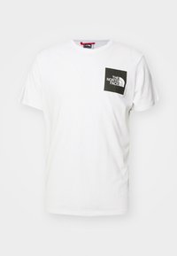 FINE TEE - Triko s potiskem - white/black