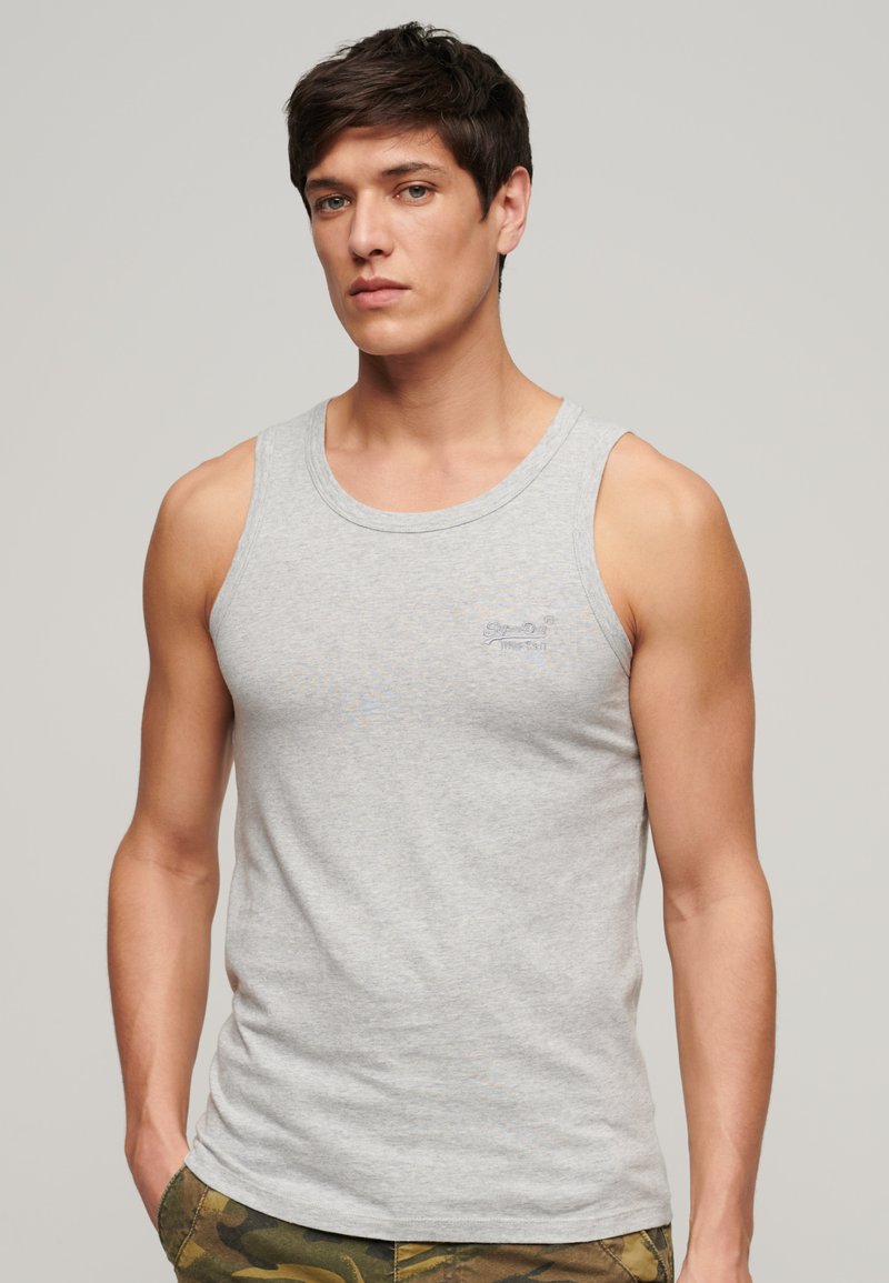 Superdry & Co ESSENTIAL ciemnoszary