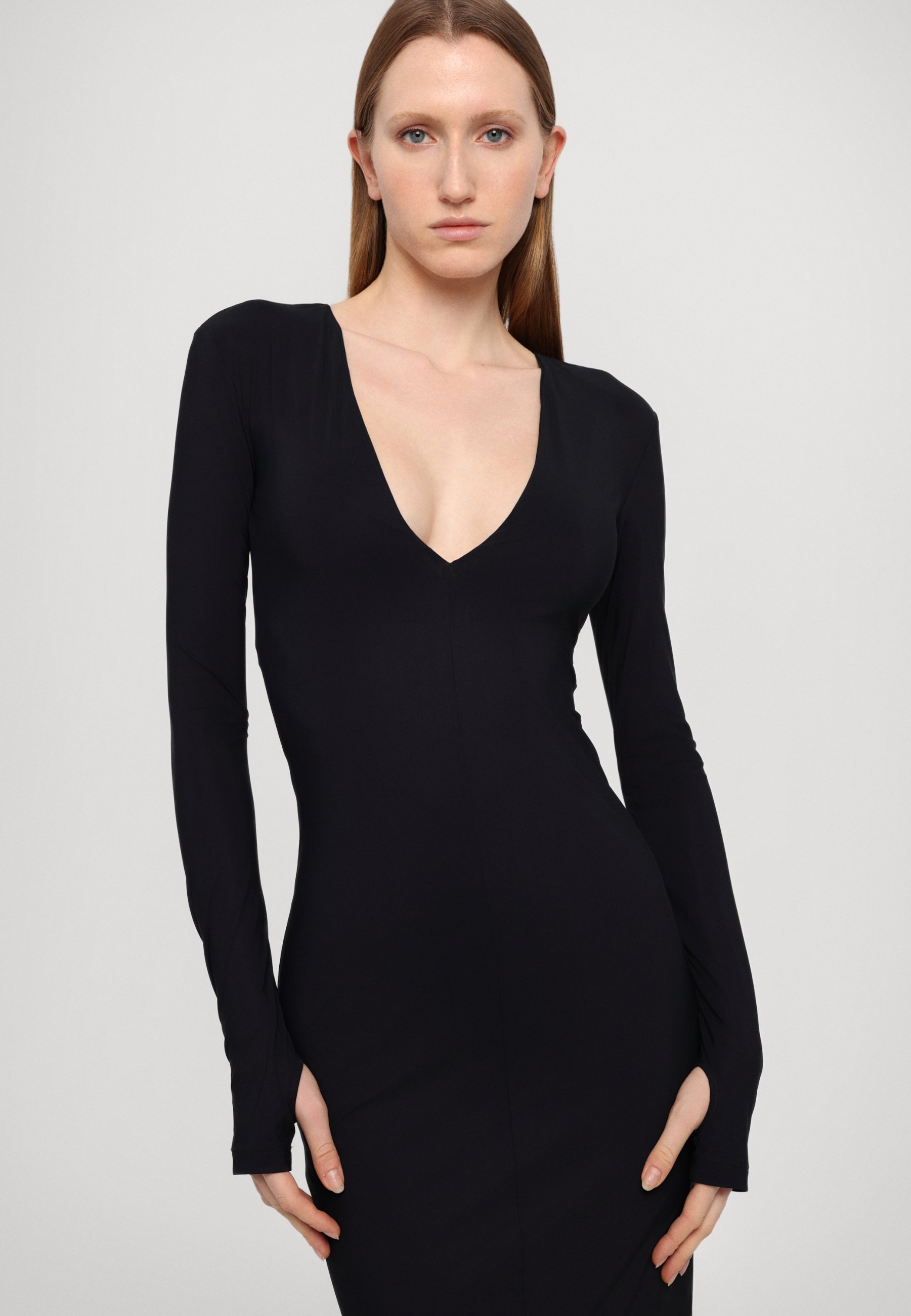 MM6 Maison Margiela MAXI DRESS - Maxi dress - black