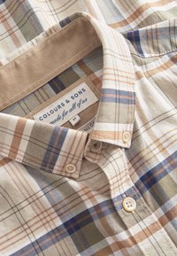 Colours & Sons LANGARMHEMD CHECKED - Camicia - beige