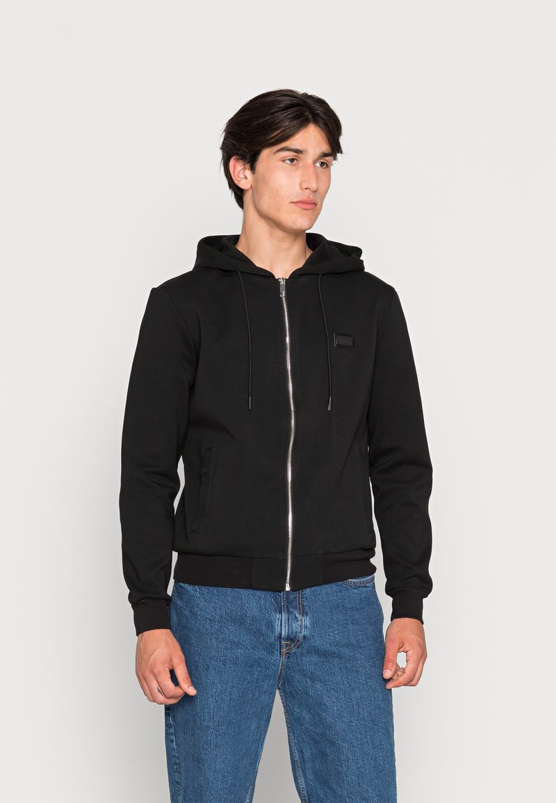 Antony Morato - HOODIE SLIM FIT IN BLEND FABRIC - Felpa con zip - black, Ingrandire