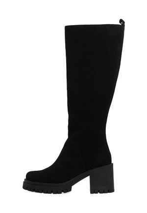 Kozačky na platformě - black