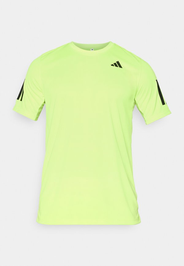 CLUB 3 STRIPES  - Sports T-shirt - lucid lemon4