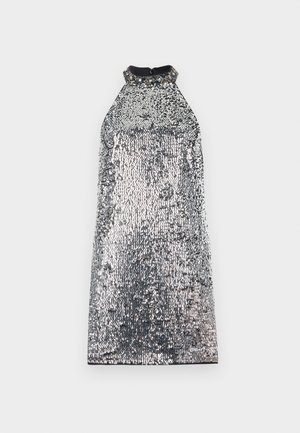 The Kooples ROBE - Koktajl obleka/za zabavo - silver-coloured